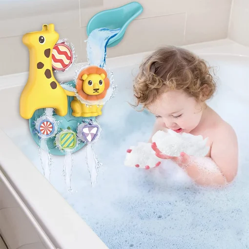 Alternative view of Badspeelgoed watersproeier giraffe