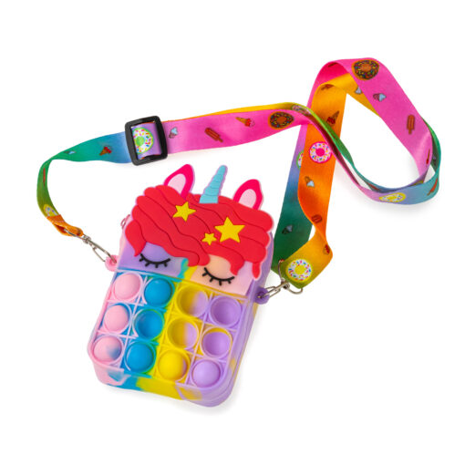Pop It Unicorn Tasje - Rechthoekig - Speel- & Opbergtasje voor Kinderen