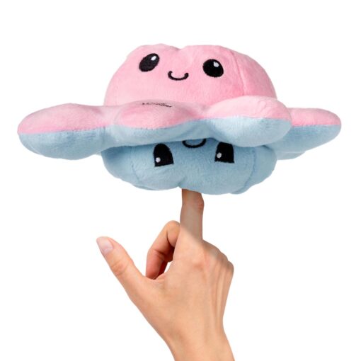 Mood octopus knuffel blauw/roze