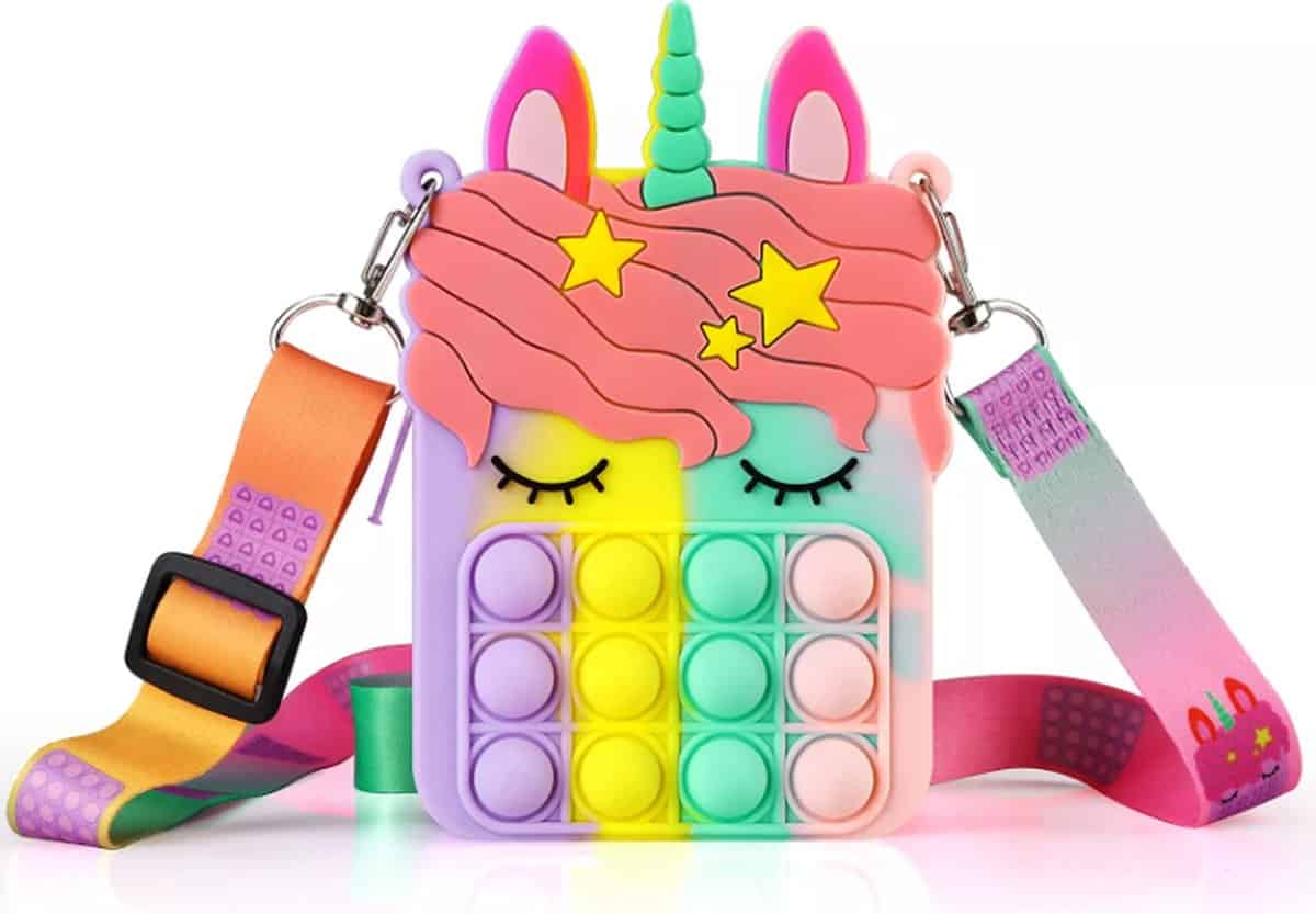 Pop It Unicorn Tasje - Rechthoekig - Afbeelding 4