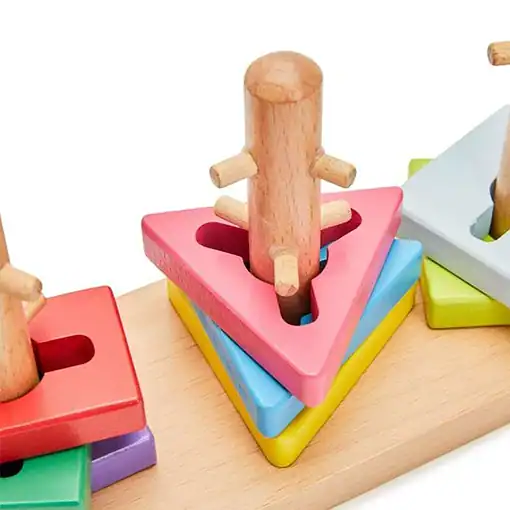 Alternative view of Jouéco doolhof puzzel - multicolor