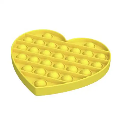 Pop It Geel hartje