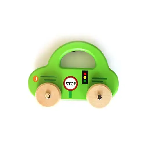 Jouéco houten auto - groen