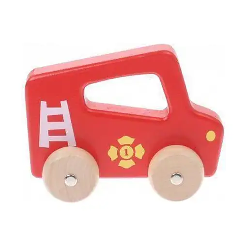 Jouéco houten auto - rood