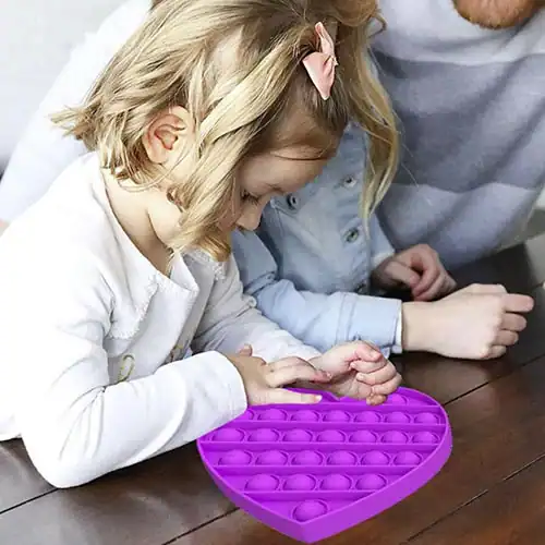 Alternative view of Pop It Paars hartje