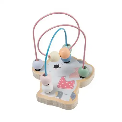 Jouéco The Wildies Family kralenspiraal - Olifant