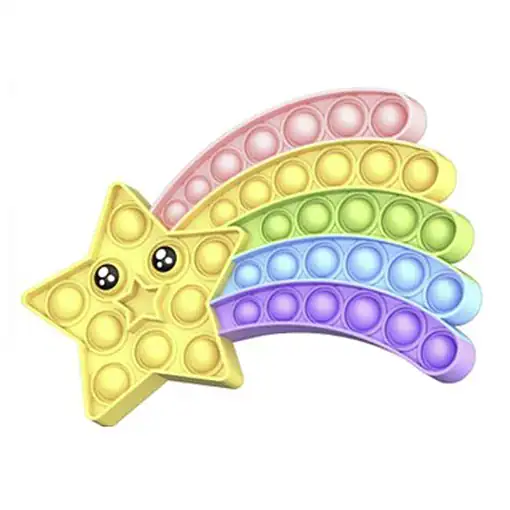 Pop It Regenboog ster