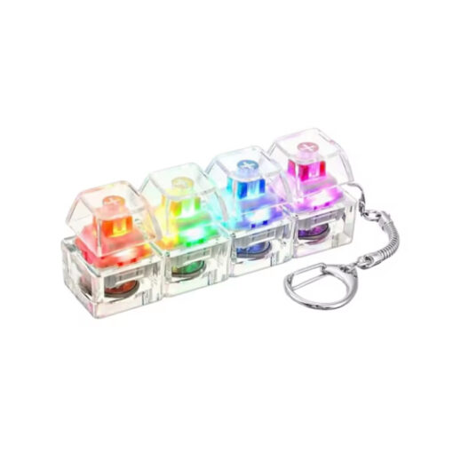 Alternative view of Keyboard Fidget Toys met LED en Sleutelhangers - 2 stuks set