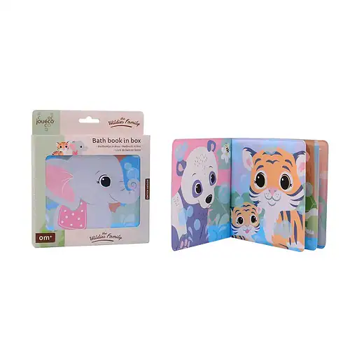 Houten Speelgoed - Jouéco The Wildies Family badboekje