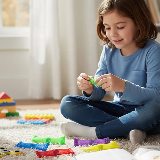 Alternative view of Mesh en Marble Fidget Toy - Sensorisch Speelgoed - Anti-Stress Friemel Speeltjes