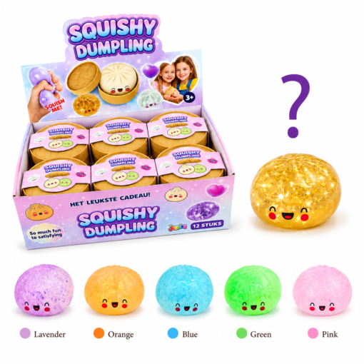 Jeppies® Squishy Dumplings – Glitter Colors Blind Box