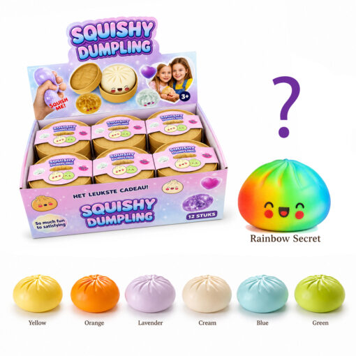 Jeppies® Squishy Dumplings – Pastel Colors Blind Box