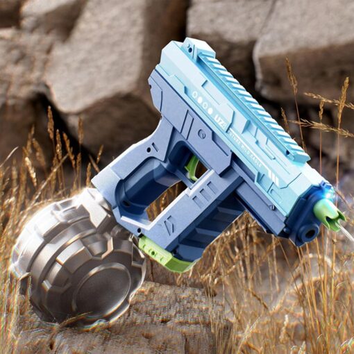 Alternative view of Elektrisch Waterpistool UZI-model Blauw – Automatisch Waterpistool