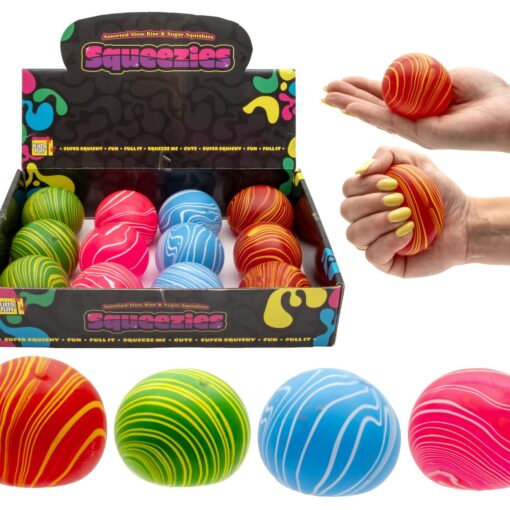Squishy Bal – Zachte Stressbal Fidget Toy – Slow Rising - Kleuren assortiment