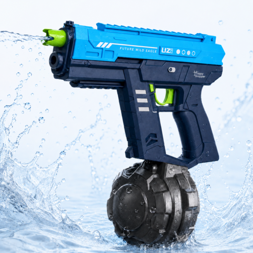 Elektrisch Waterpistool UZI-model Blauw – Automatisch Waterpistool