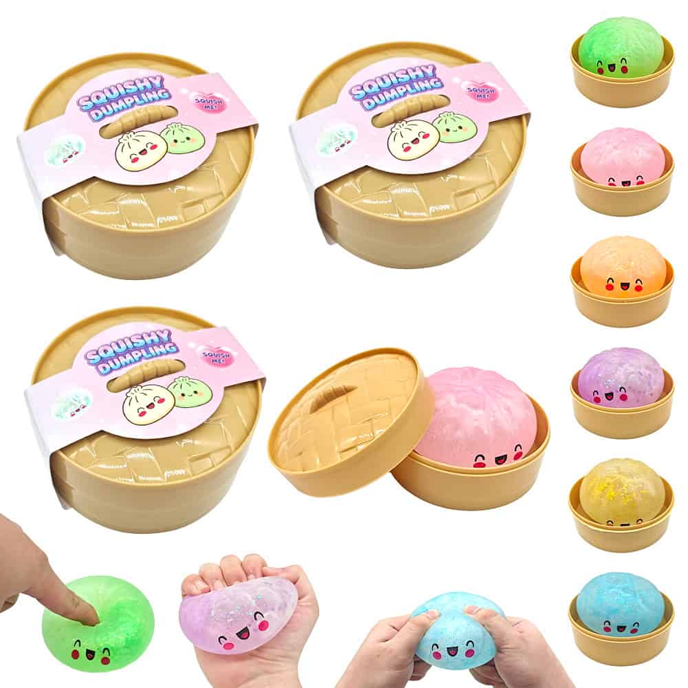 Jeppies® Squishy Dumpling – Glitter Colors Blind Box - Afbeelding 6