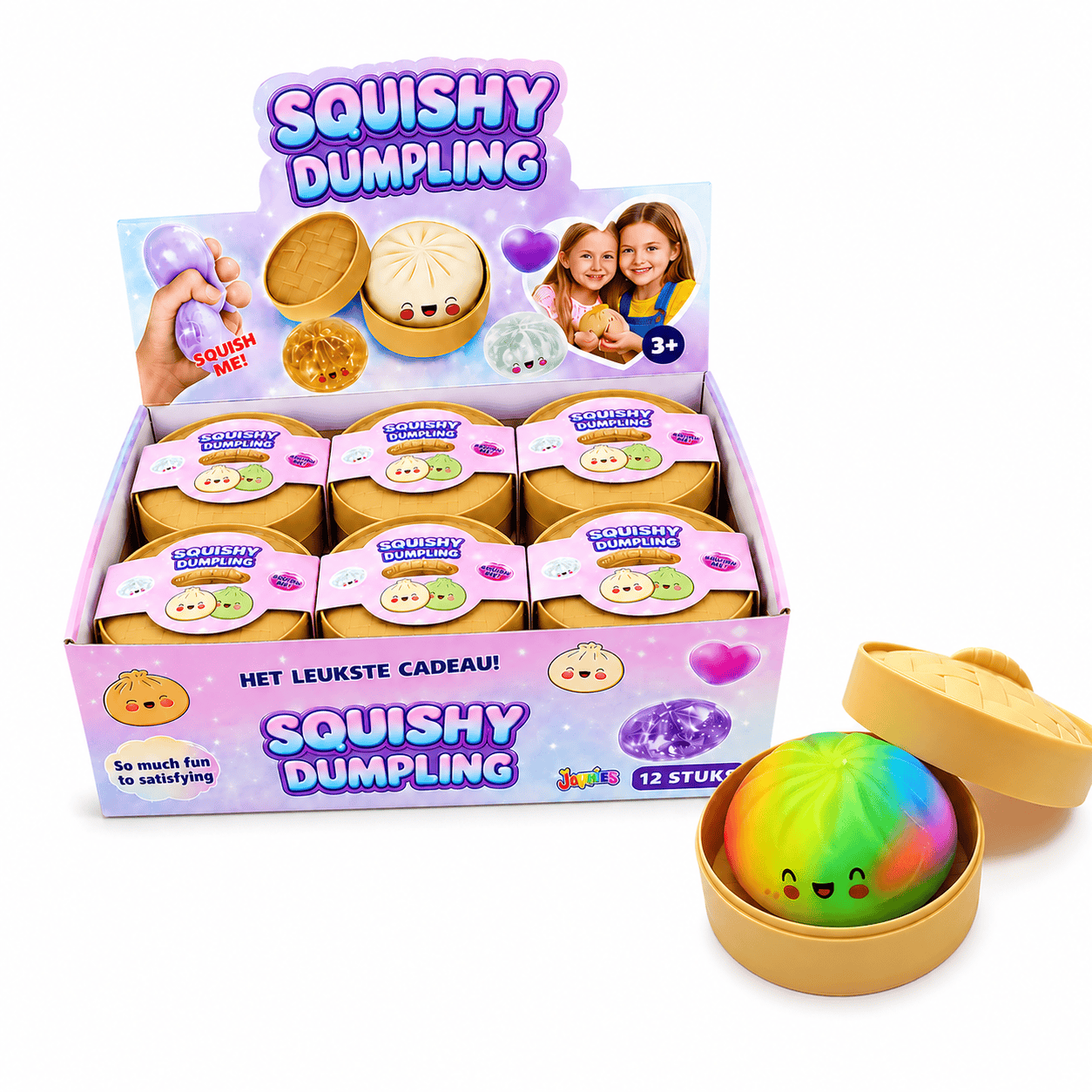 Jeppies® Squishy Dumpling – Rainbow