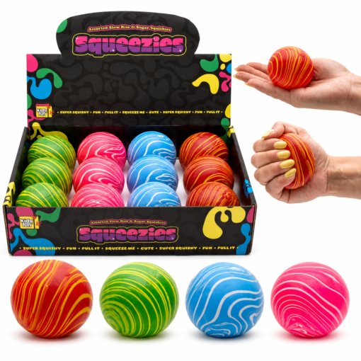 Alternative view of Squishy Bal – Zachte Stressbal Fidget Toy – Slow Rising - Diverse kleuren