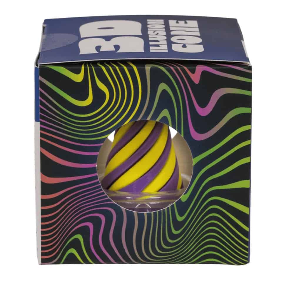 3D illusie kegel - Fidget toy - Willekeurige kleur - Afbeelding 7