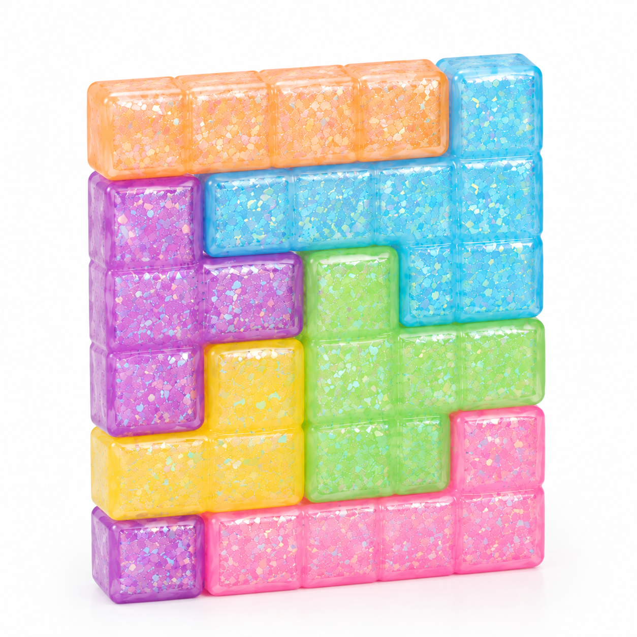 Squishy Cube Puzzel – Zachte Stressbal Fidget Toy – Slow Rising – 7 Puzzelstukjes - Afbeelding 2