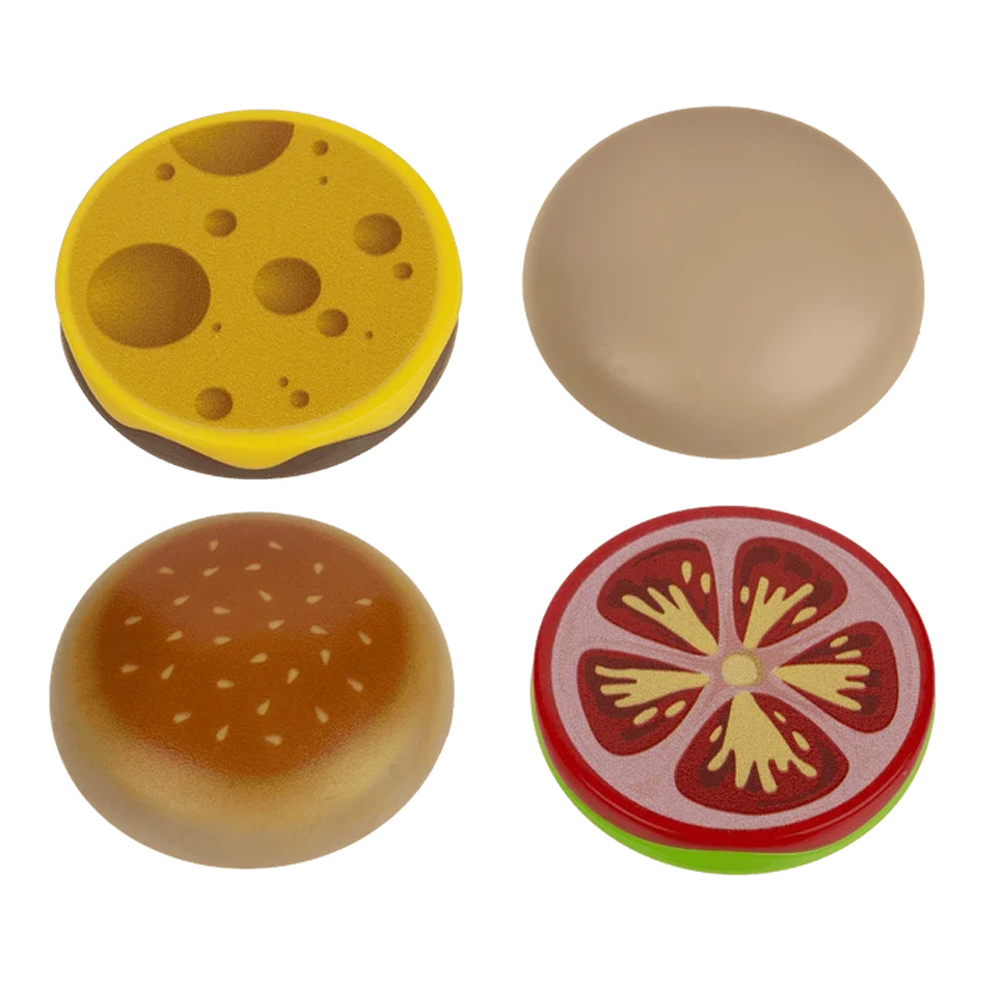 Magnetische burger - Fidget toy - 4 magneten - Afbeelding 5