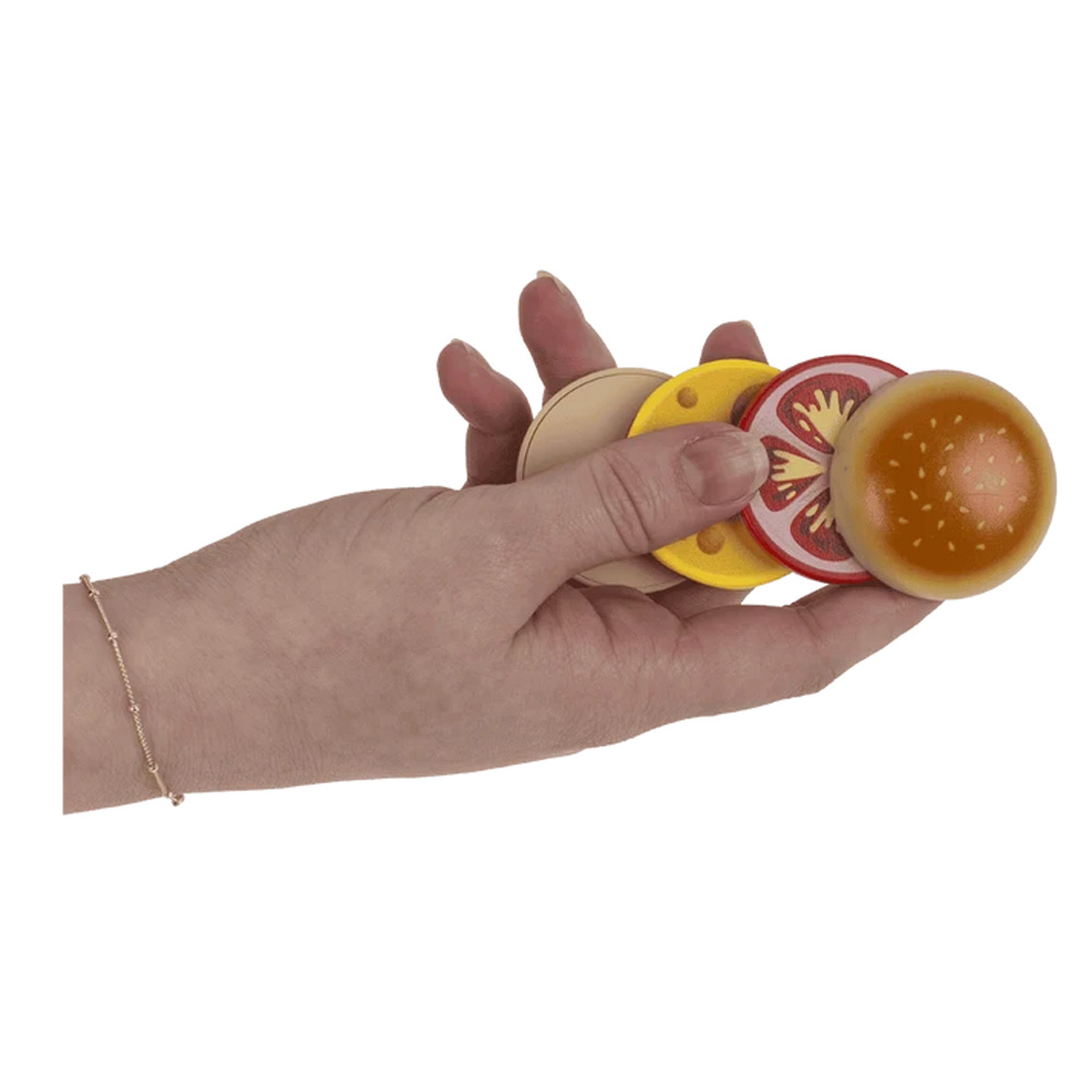 Magnetische burger - Fidget toy - 4 magneten - Afbeelding 8
