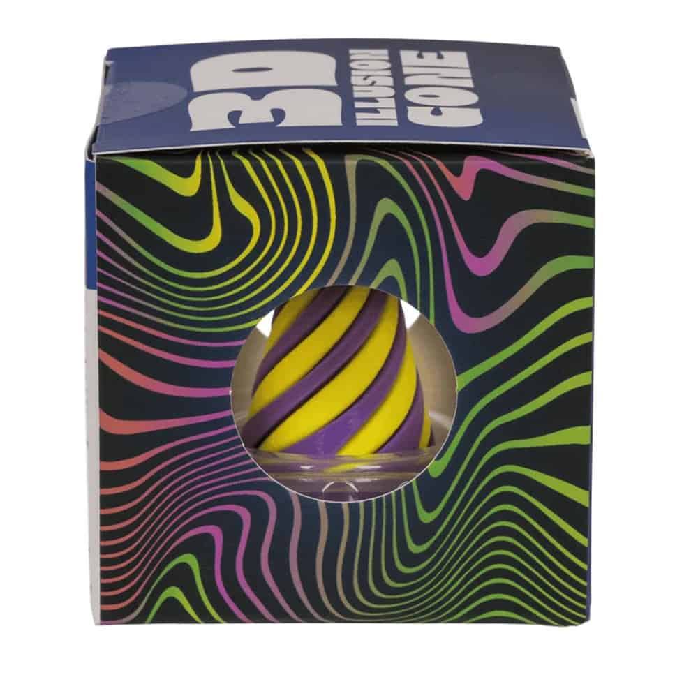 3D illusie kegel - Fidget toy - Willekeurige kleur - Afbeelding 11