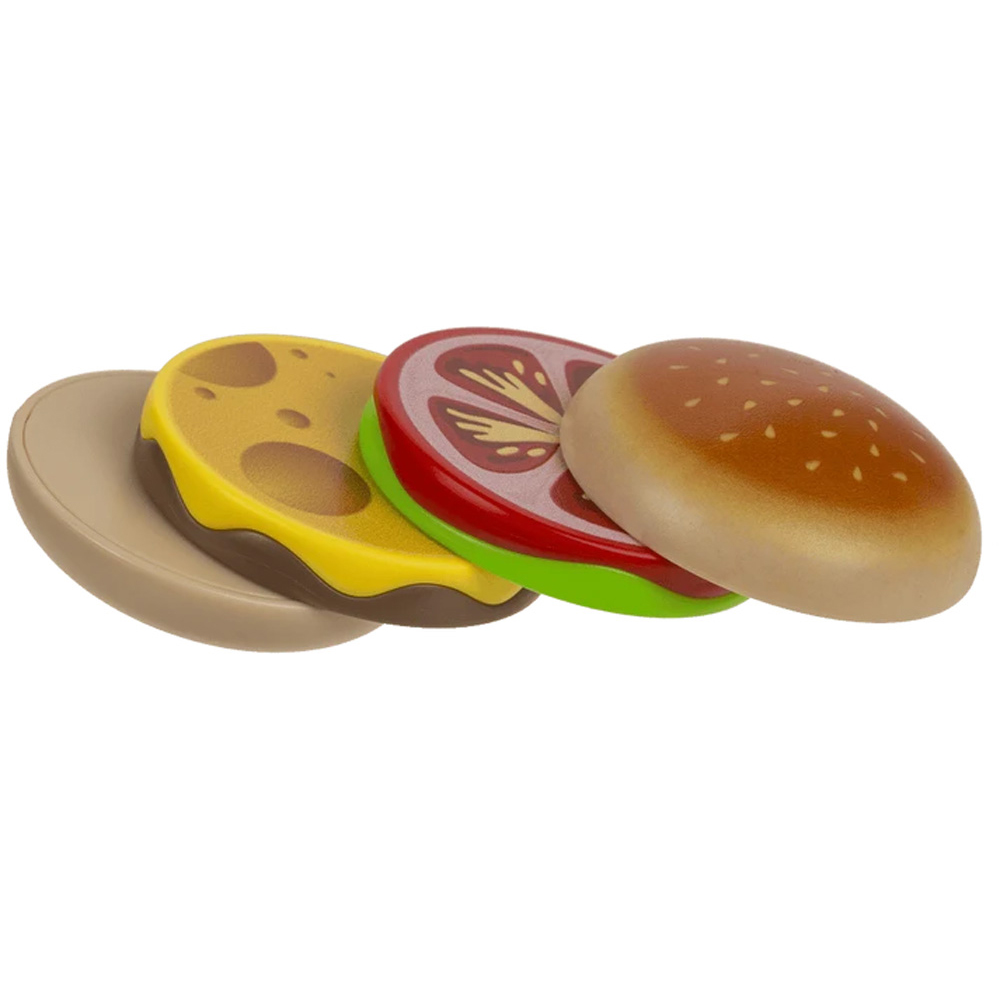 Magnetische burger - Fidget toy - 4 magneten - Afbeelding 3